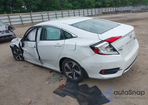 2020 Honda Civic Lx из США, поврежденный, VIN 19XFC2F66LE021813